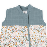 Cotton Muslin Quilted Sleep Bag - Pressed Petals - HoneyBug 