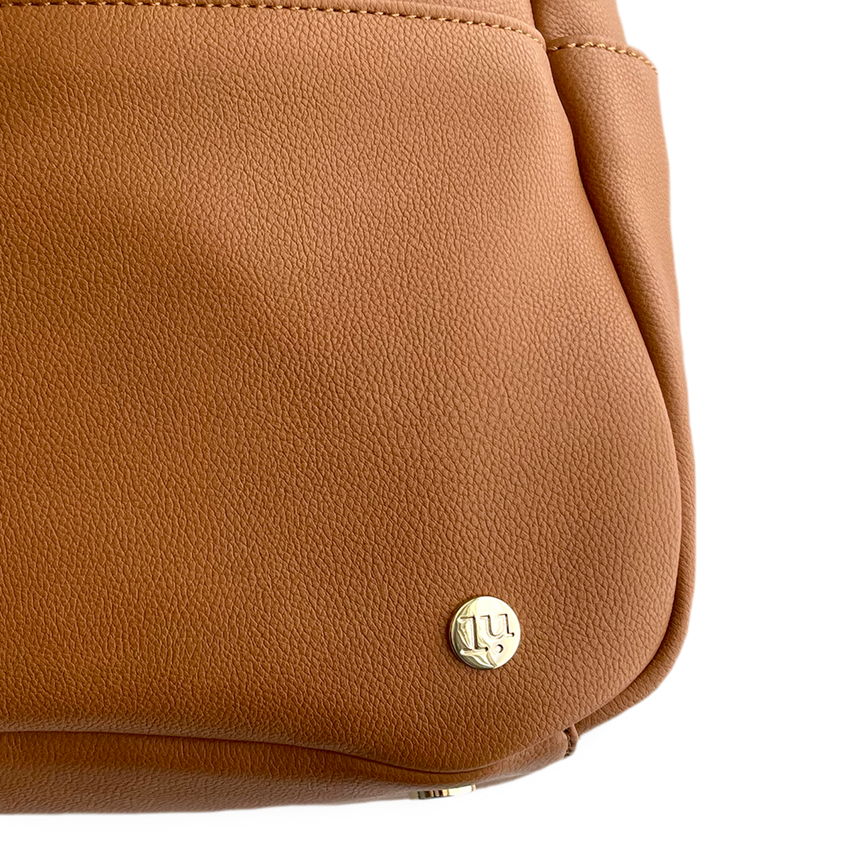 Skyline Backpack Cognac - Gold Hardware - HoneyBug 