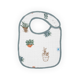 Cotton Muslin Classic Bib 3 pack - Bison - HoneyBug 