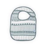 Cotton Muslin Classic Bib 3 pack - Bison - HoneyBug 