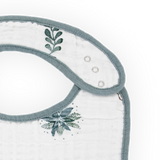 Cotton Muslin Classic Bib 3 pack - Bison - HoneyBug 
