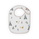 Cotton Muslin Classic Bib 3 Pack - Forest Friends - HoneyBug 
