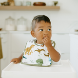 Cotton Muslin Classic Bib 3 Pack - Dino Friends - HoneyBug 