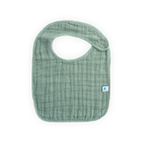 Cotton Muslin Classic Bib 3 Pack - Tropical Leaf - HoneyBug 