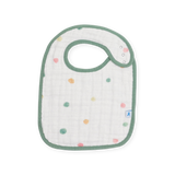 Cotton Muslin Classic Bib 3 Pack - Party Animals - HoneyBug 