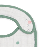 Cotton Muslin Classic Bib 3 Pack - Party Animals - HoneyBug 