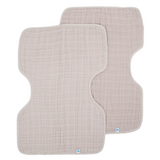 Cotton Muslin Burp Cloth 2 Pack - Porpoise - HoneyBug 