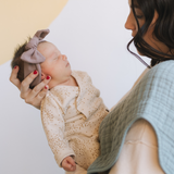 Cotton Muslin Burp Cloth 2 Pack - Sea - HoneyBug 