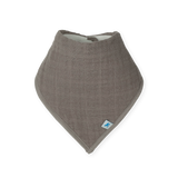 Cotton Muslin + Fleece Bandana Bib 4 Pack - Adobe Checker - HoneyBug 