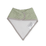 Cotton Muslin + Fleece Bandana Bib 4 Pack - Adobe Checker - HoneyBug 