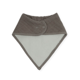 Cotton Muslin + Fleece Bandana Bib 4 Pack - Adobe Checker - HoneyBug 