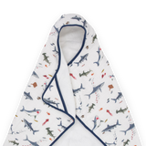 Toddler Hooded Towel - Shark - HoneyBug 