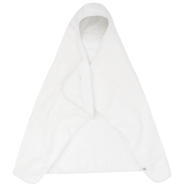 Toddler Hooded Towel - White - HoneyBug 