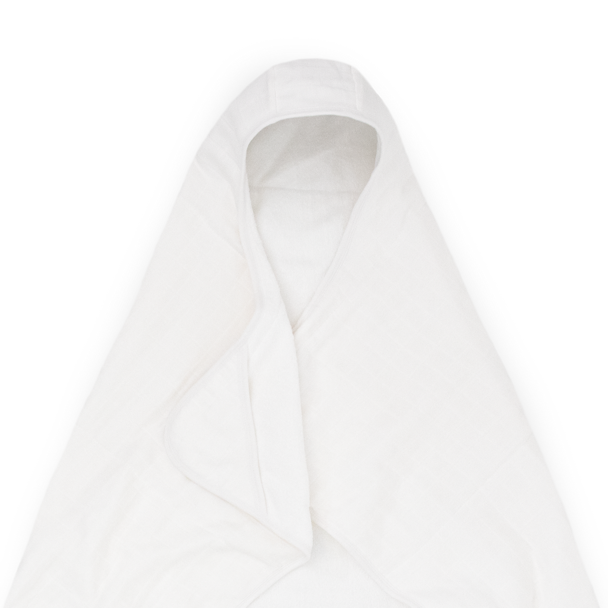 Toddler Hooded Towel - White - HoneyBug 