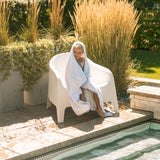 Toddler Hooded Towel - Unicorn Stripe - HoneyBug 