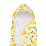 Infant Hooded Towel - Lemon - HoneyBug 