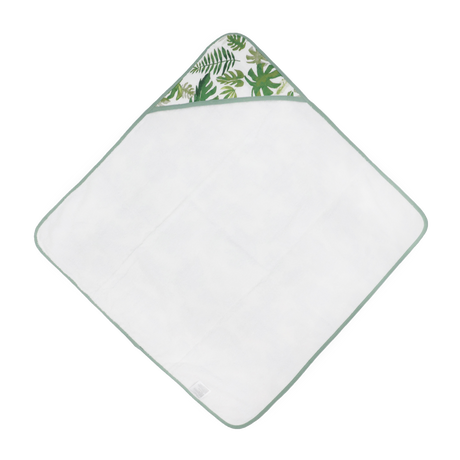 Infant Hooded Towel - Tropical Leaf - HoneyBug 