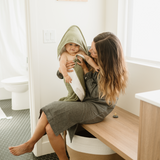Infant Hooded Towel - Fern - HoneyBug 