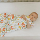 Cotton Muslin Crib Sheet - White - HoneyBug 