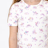 Unicorn Bamboo Kids Pajama Short Set - HoneyBug 
