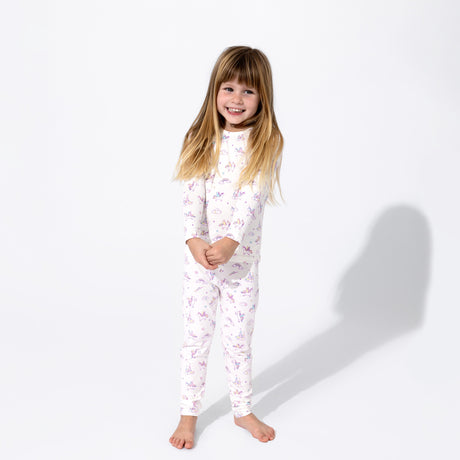 Unicorn Bamboo Kids Pajamas - HoneyBug 