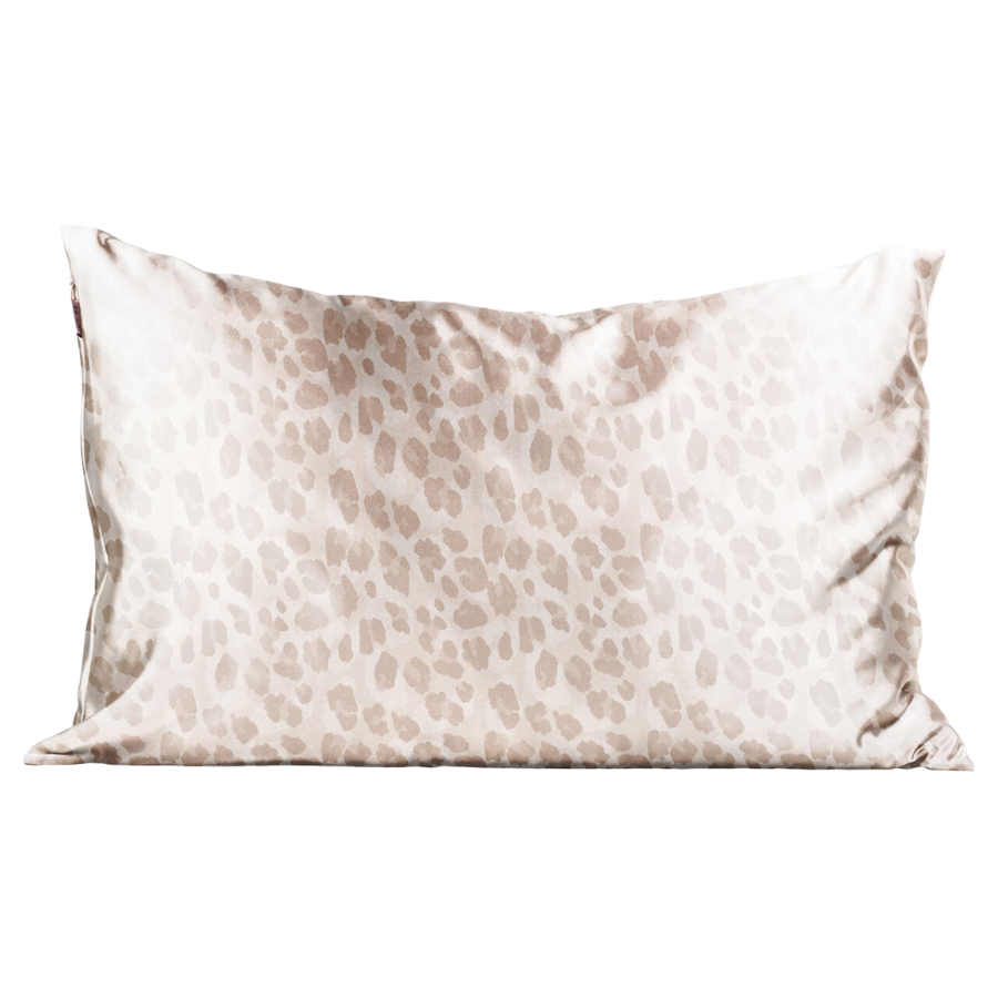 Satin Pillowcase in Leopard by KITSCH - HoneyBug 