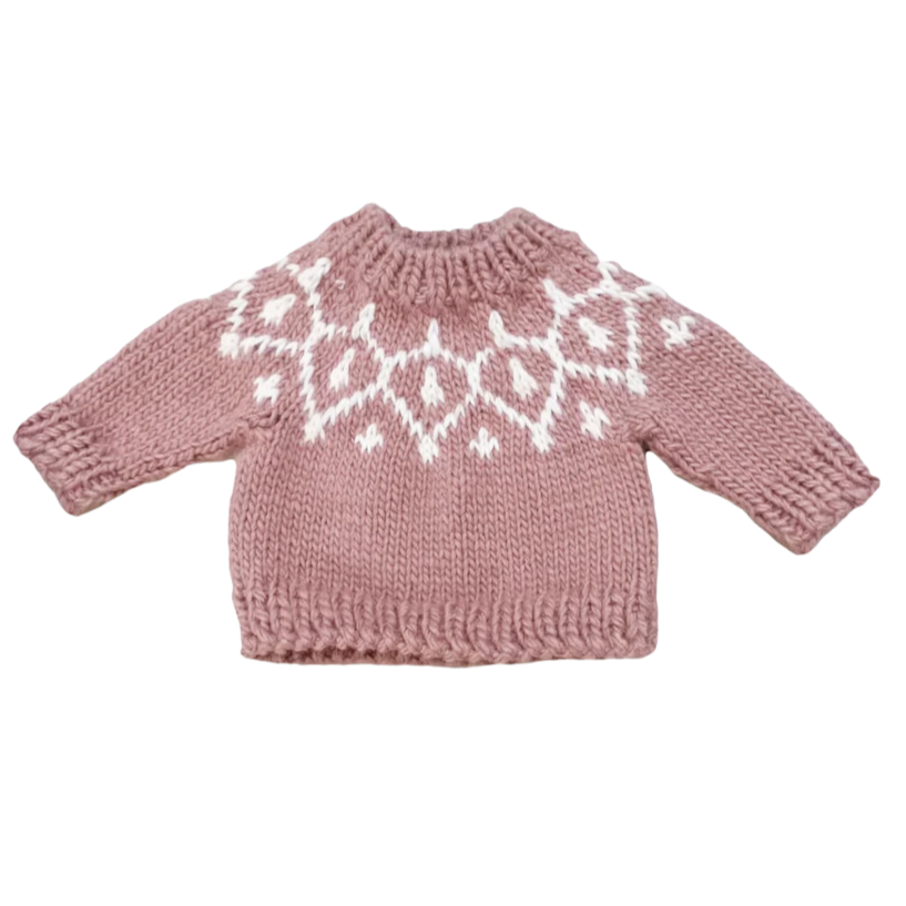Icicle Sweater - Rose - HoneyBug 