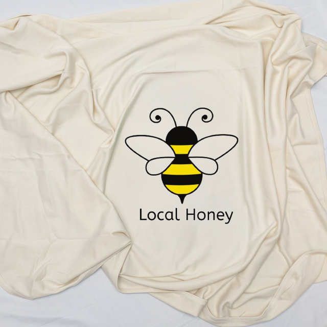Local Honey Bumble Bee Baby Blanket - HoneyBug 