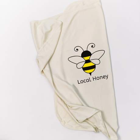 Local Honey Bumble Bee Baby Blanket - HoneyBug 