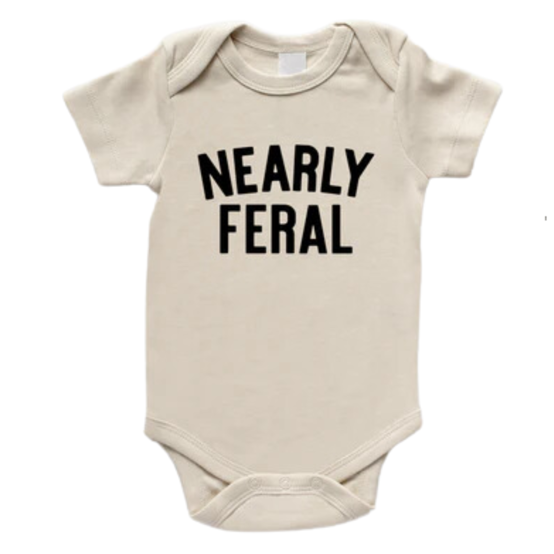 Nearly Feral Organic Baby Bodysuit - HoneyBug 