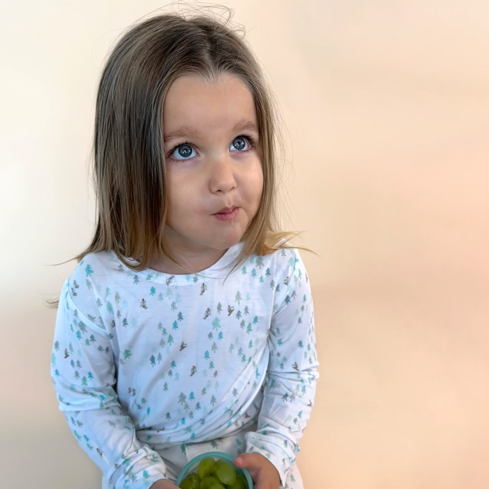 Toddler Pajama Set - Bunny Slopes - HoneyBug 