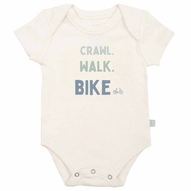 graphic bodysuit | crawl walk bike - HoneyBug 