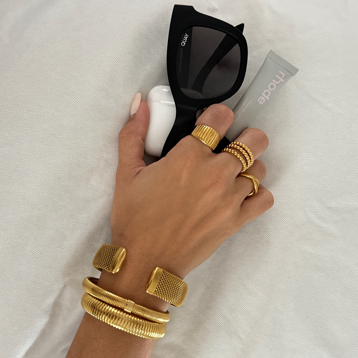 Sandra Coil Bangle Bracelet - HoneyBug 