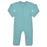 footie | vintage aqua - HoneyBug 