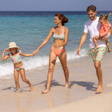 Womens Coastal Shells Sustainable Bikini Bottom - HoneyBug 