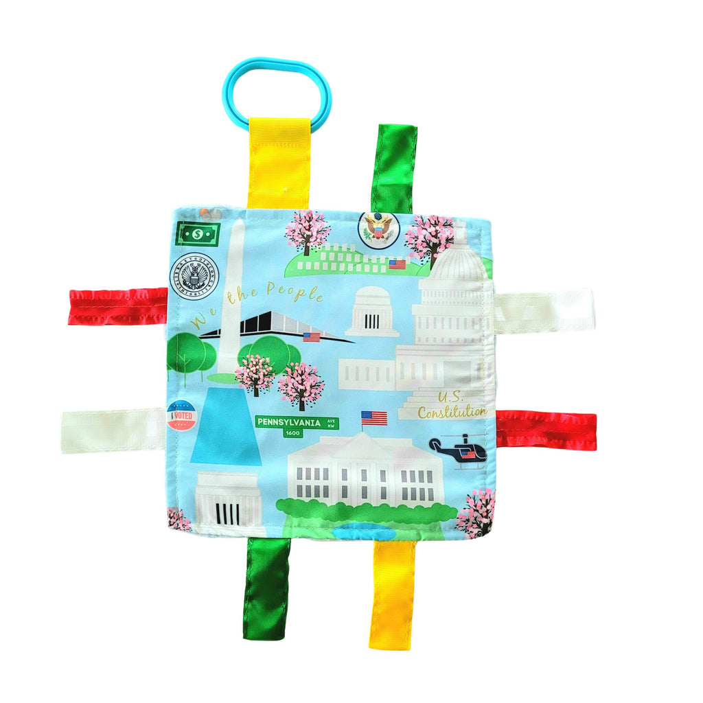 Washington D.C. City Stroller Toy Square with Tags - HoneyBug 