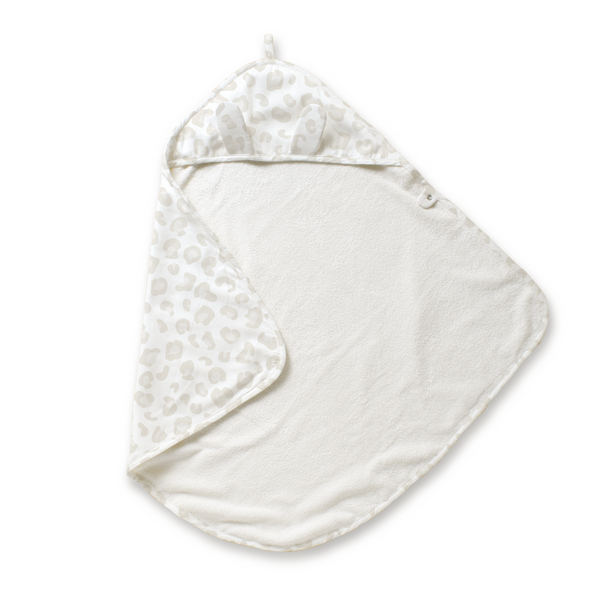 Organic Cotton Hooded Baby Towel & Poncho - Wild - HoneyBug 