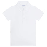 White Pima Cotton Polo Shirt - HoneyBug 