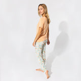 Summer Floral Bamboo Women's Pajama Set - HoneyBug 