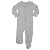 footie | heather - HoneyBug 
