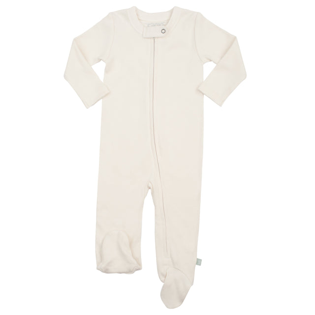 footie | ivory - HoneyBug 