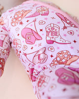 Bamboo Zip Romper | Cowgirl - HoneyBug 