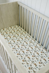 Outlaw Cowboy Muslin Crib Sheet - HoneyBug 
