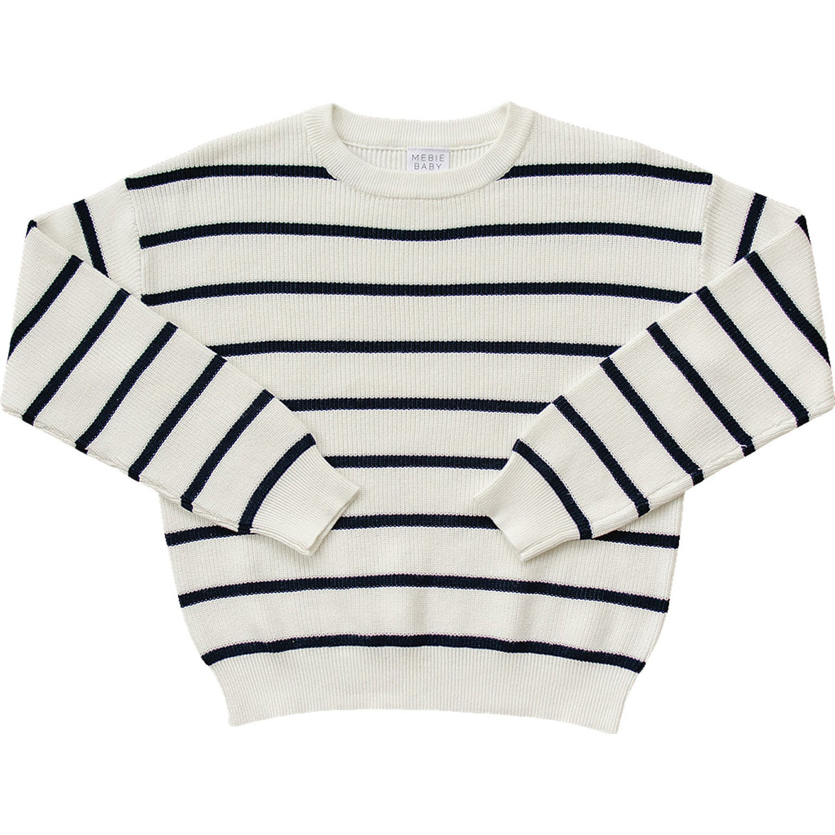 Navy Stripe Adult Knit Sweater - HoneyBug 