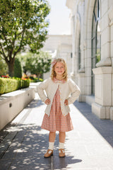 Vintage Pink Floral Dress - HoneyBug 