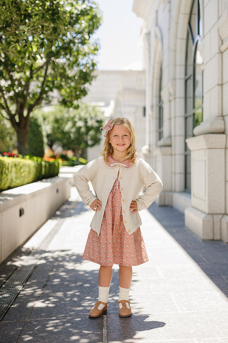 Oatmeal Knit Button Down Cardigan - HoneyBug 