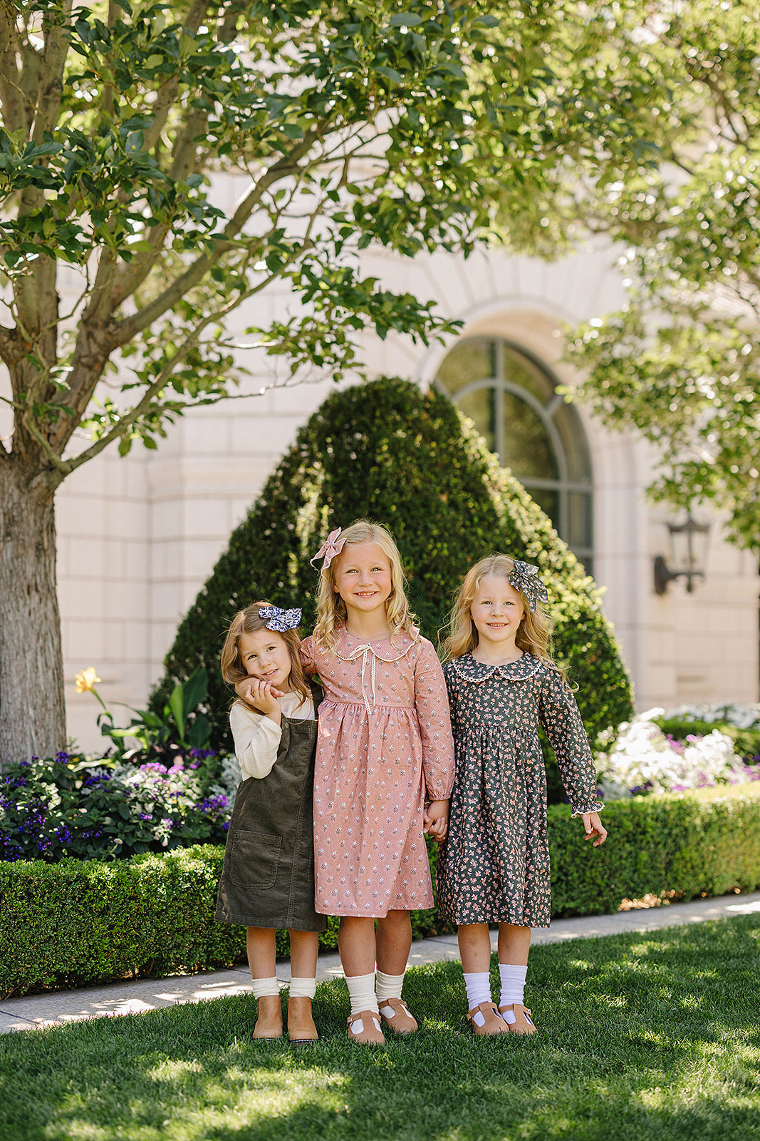 Olive Bloom Dress - HoneyBug 