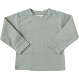 Sage Long Sleeve Cotton Tee - HoneyBug 