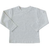 Heather Grey Long Sleeve Cotton Tee - HoneyBug 