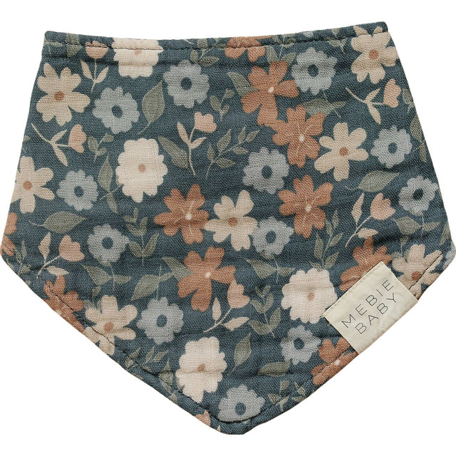 Midnight Floral Muslin Bib - HoneyBug 